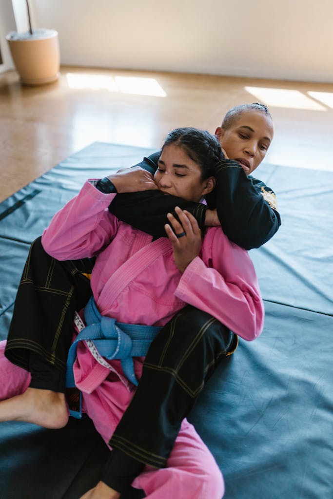 Women Training Together. Brazilian Jiu Jitsu is fundamental for women's self defense. Come train at Combat Social Club in San Antonio, TX.